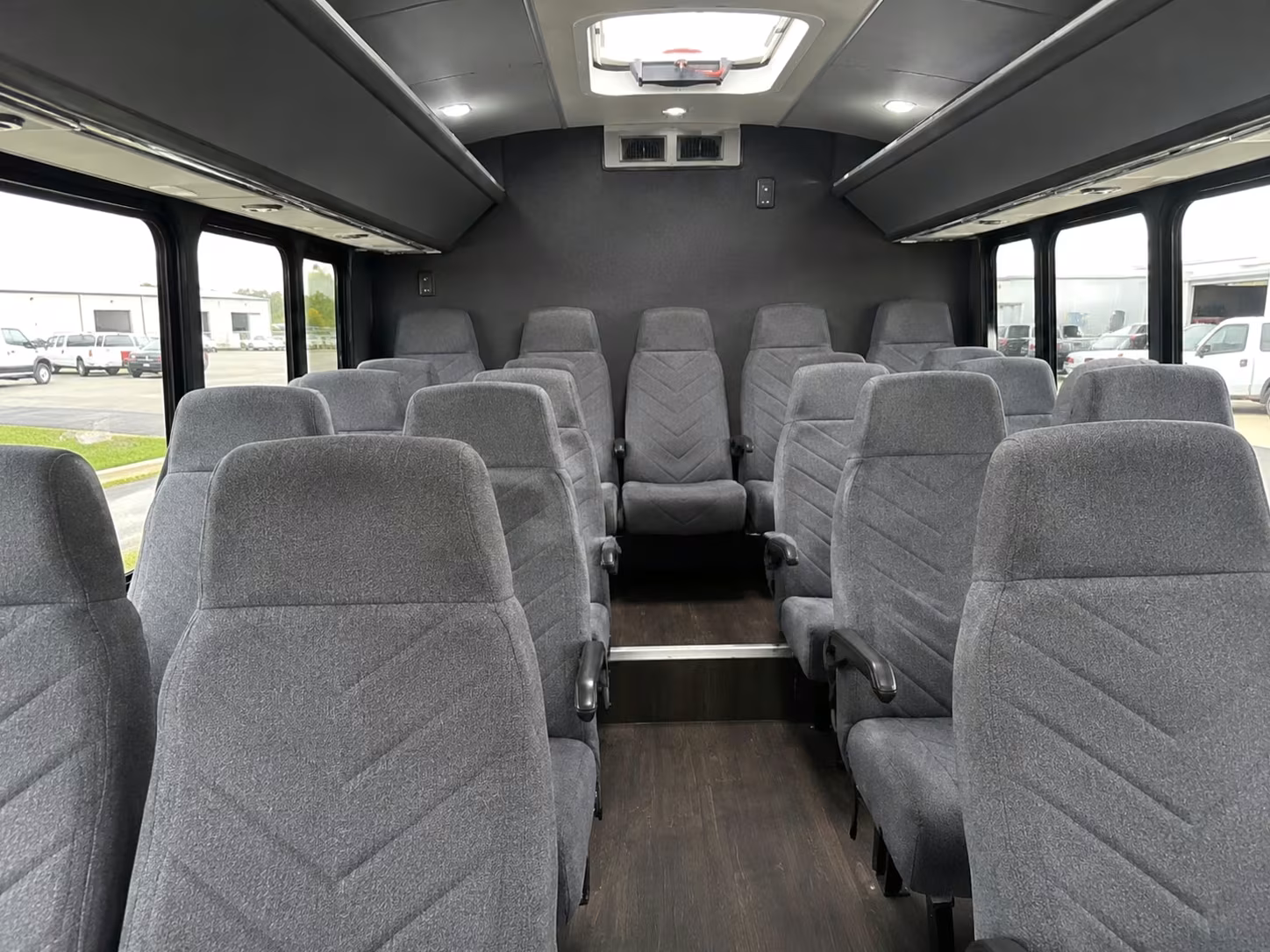 15 passenger minibus inside
