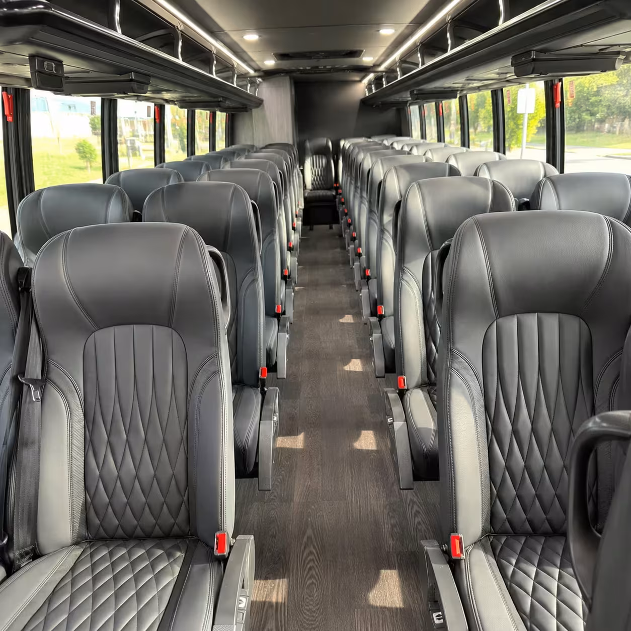 28 passenger minibus inside