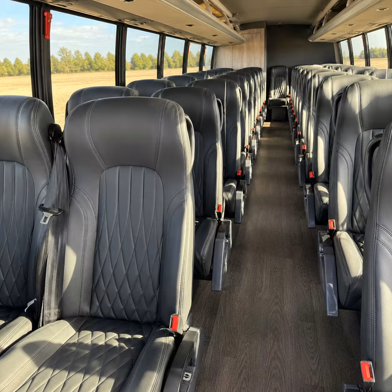 30 passenger minibus inside