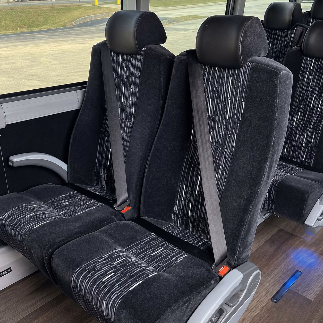 tucson charter bus interior